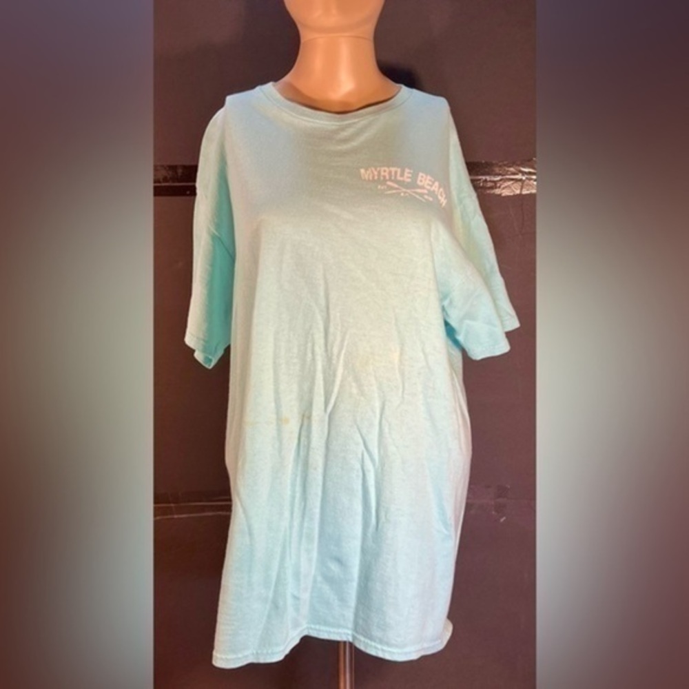 WOMAN’S DELTA WEIGHT T-SHIRT MERTLE BEACH LOGO SIZE LARGE
